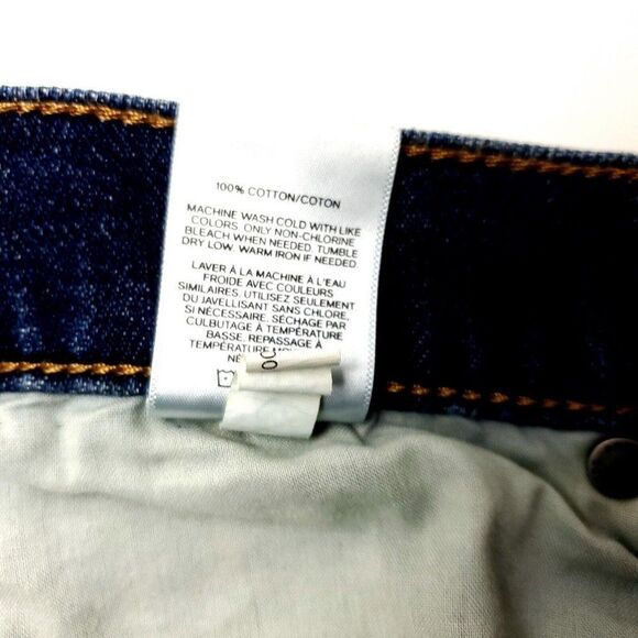 Express Classic Straight Blue Jeans Soft Cotton 38/28 Mid Rise Stone Wash - Picture 5 of 7